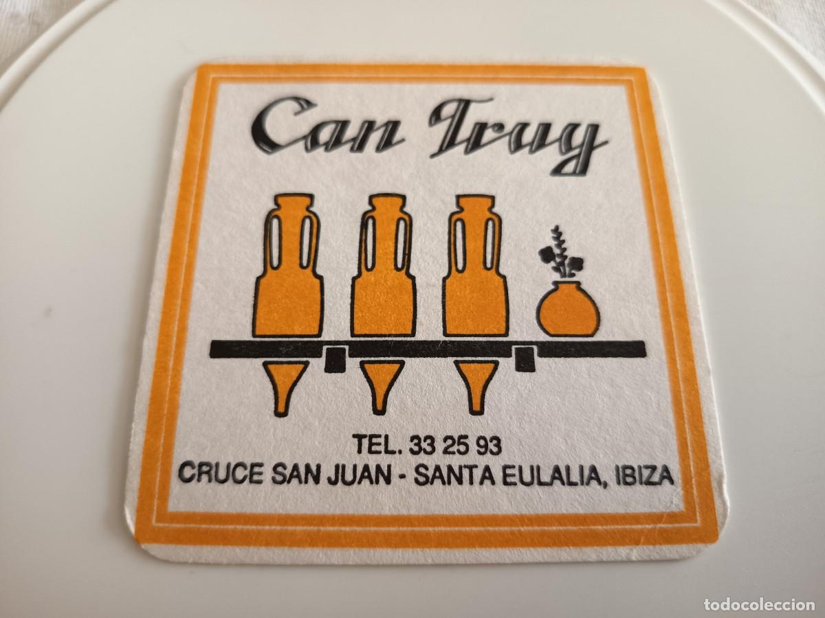 Otros art&iacute;culos de coleccionismo en papel: POSAVASOS CAN TRUY-SANTA EULALIA- IBIZA-BALEARES