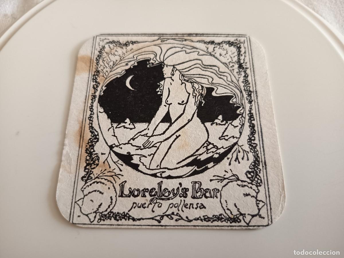 Otros art&iacute;culos de coleccionismo en papel: POSAVASOS BAR LURELEY'S-PUERTO POLLENSA-BALEARES