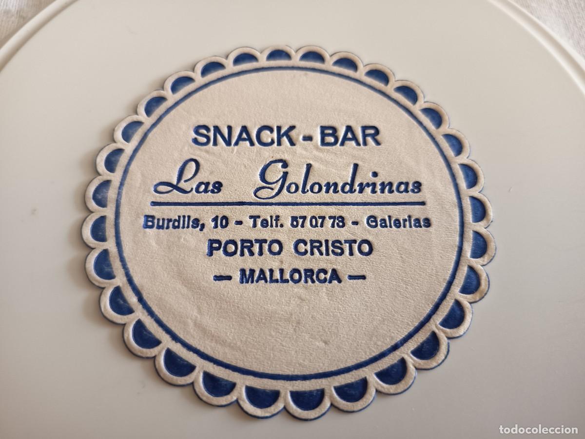 Otros art&iacute;culos de coleccionismo en papel: POSAVASOS SNACK BAR LAS GOLONDRINAS-PORTO CRISTO-BALEARES
