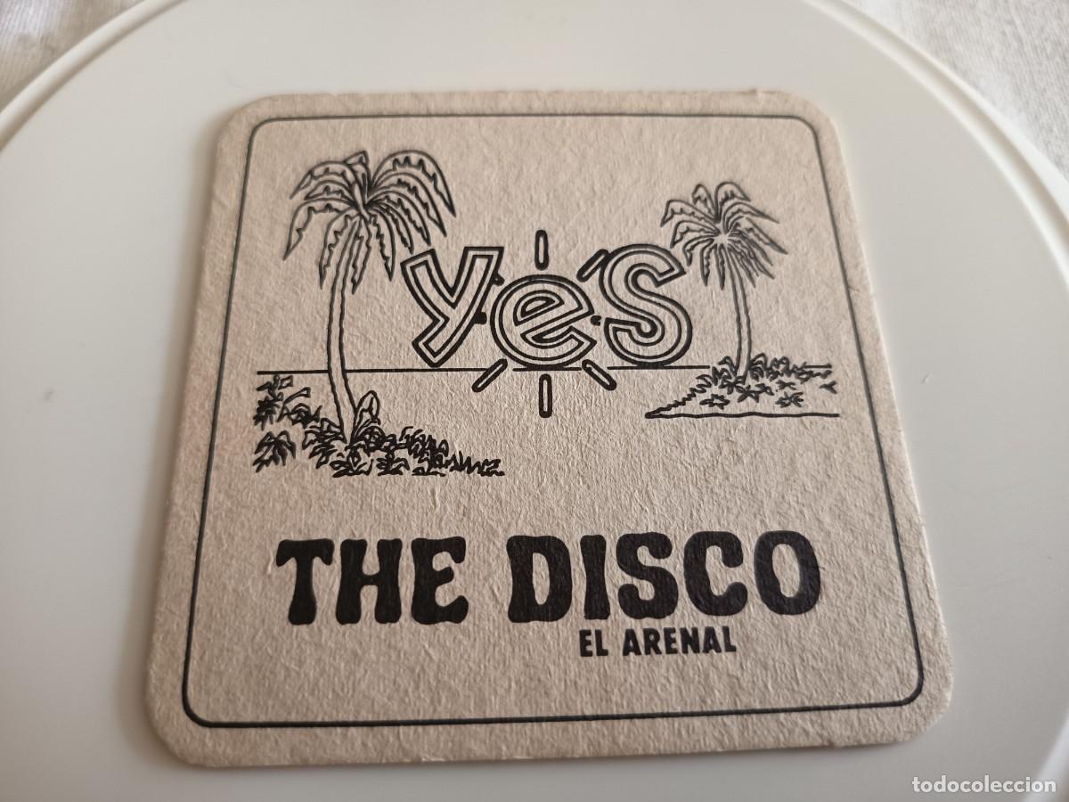 Otros art&iacute;culos de coleccionismo en papel: POSAVASOS DISCO YES-EL ARENAL-MALLORCA-BALEARES