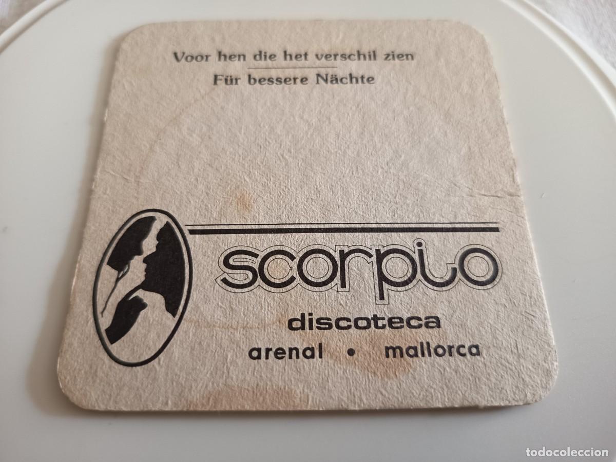 Otros art&iacute;culos de coleccionismo en papel: POSAVASOS DISCOTECA SCORPIO-EL ARENAL-MALLORCA-BALEARES