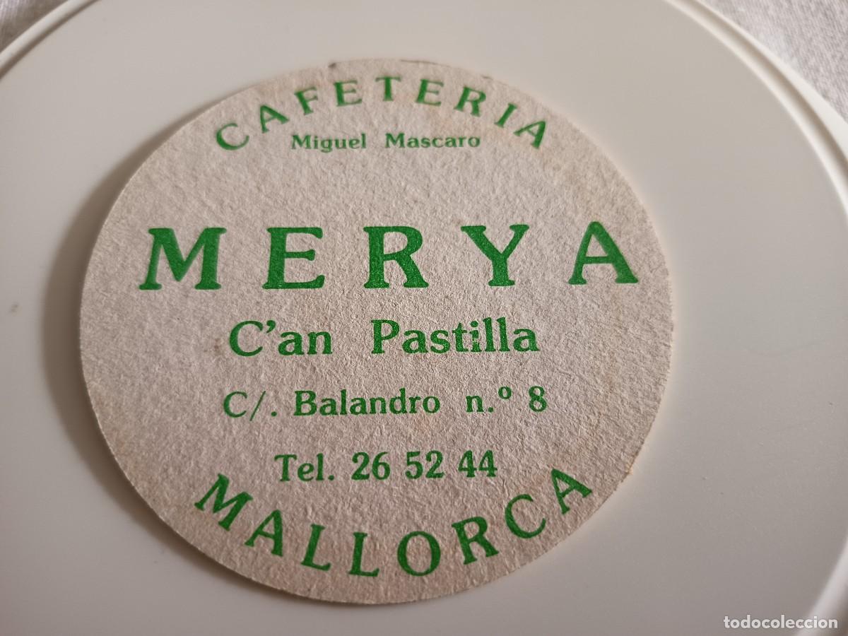 Otros art&iacute;culos de coleccionismo en papel: POSAVASOS CAFETERIA MERYA-CAN PASTILLA -MALLORCA-BALEARES