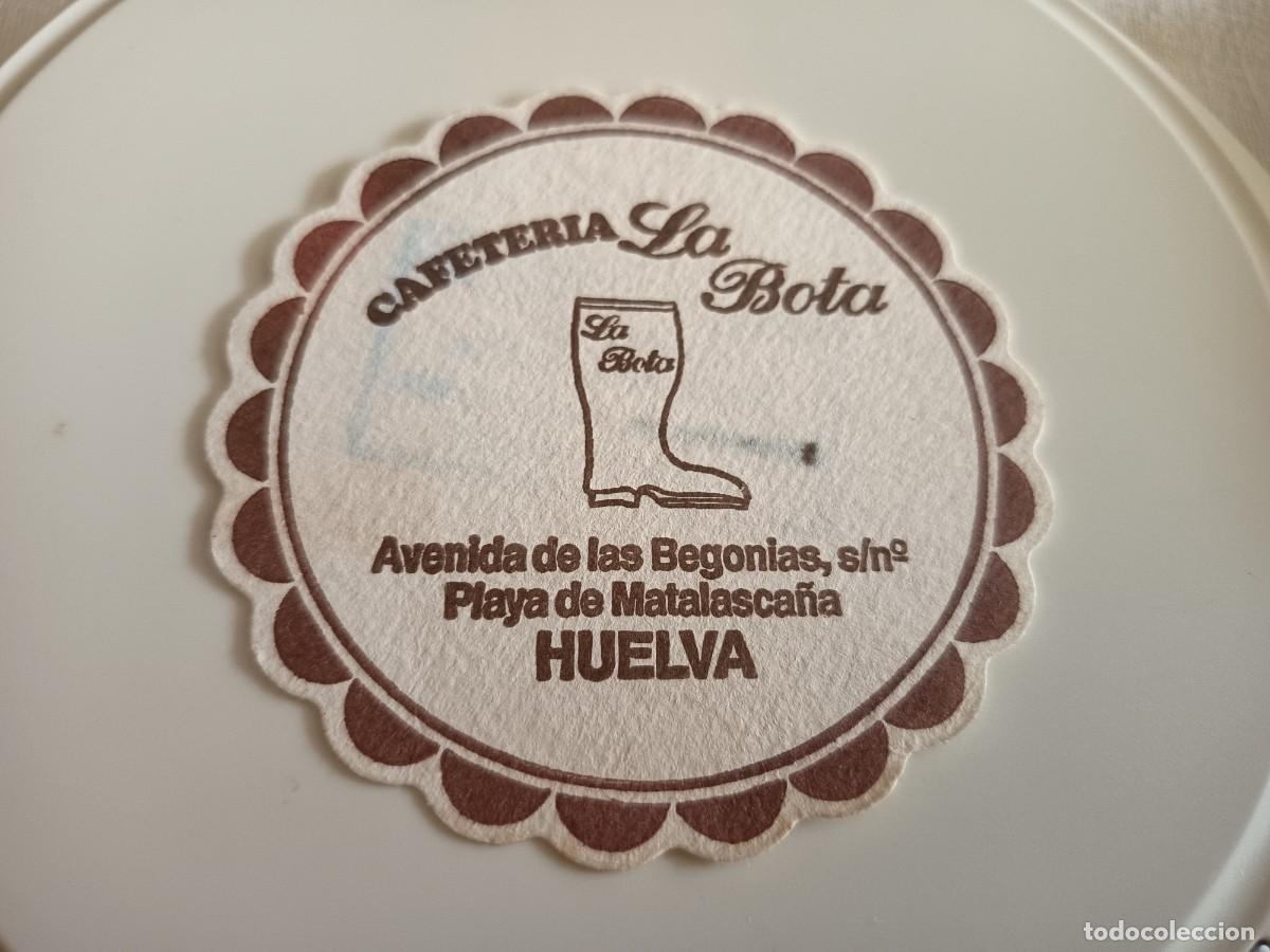 Otros art&iacute;culos de coleccionismo en papel: POSAVASOS CAFETERIA LA BOTA-MATALASCA&Ntilde;A-HUELVA