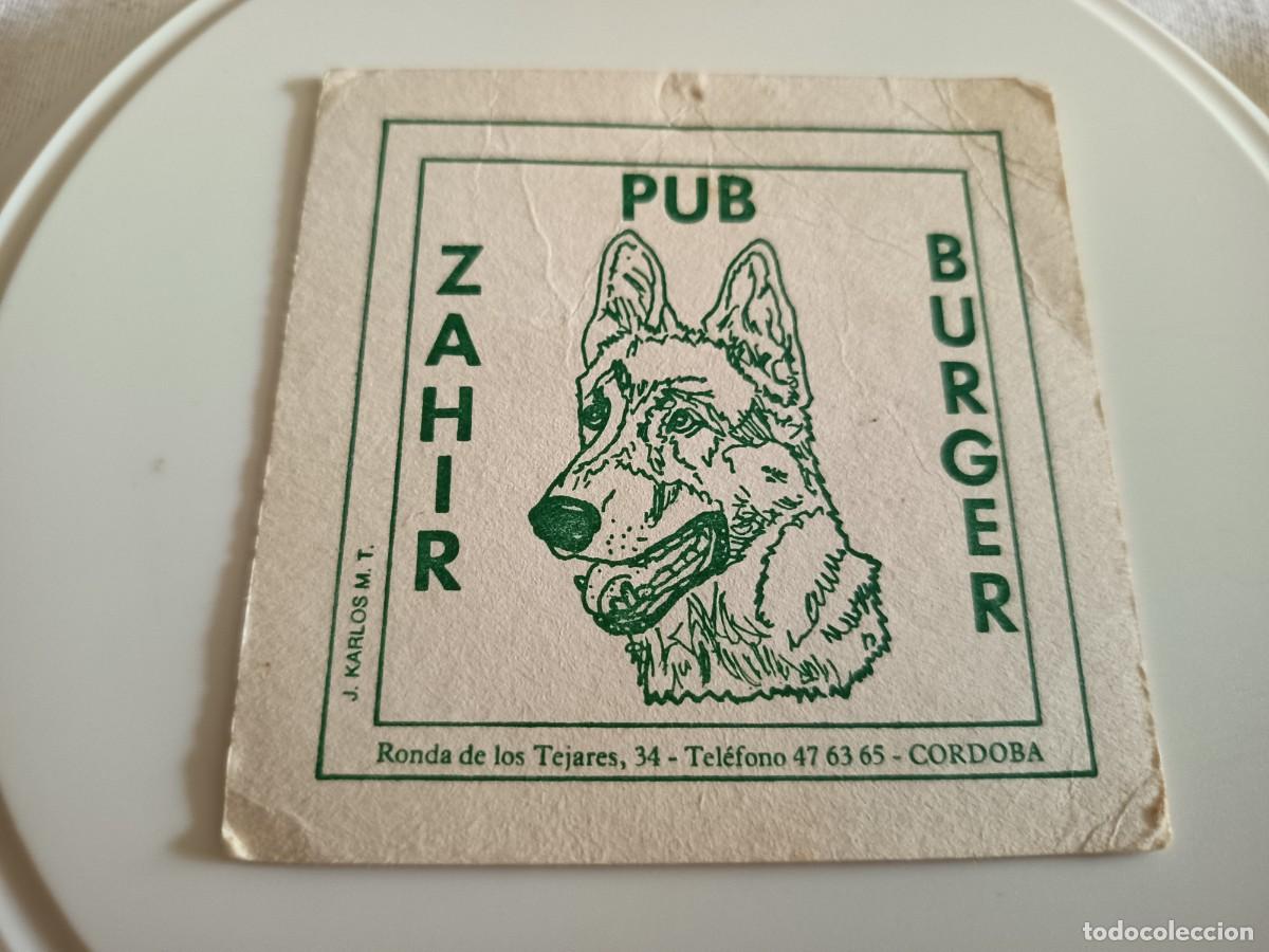 Otros art&iacute;culos de coleccionismo en papel: POSAVASOS PUB ZAHIR-CORDOBA