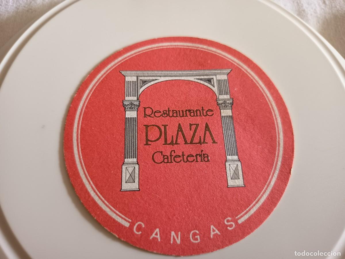 Otros art&iacute;culos de coleccionismo en papel: POSAVASOS PESTAURANTE PLAZA-CANGAS-ASTURIAS