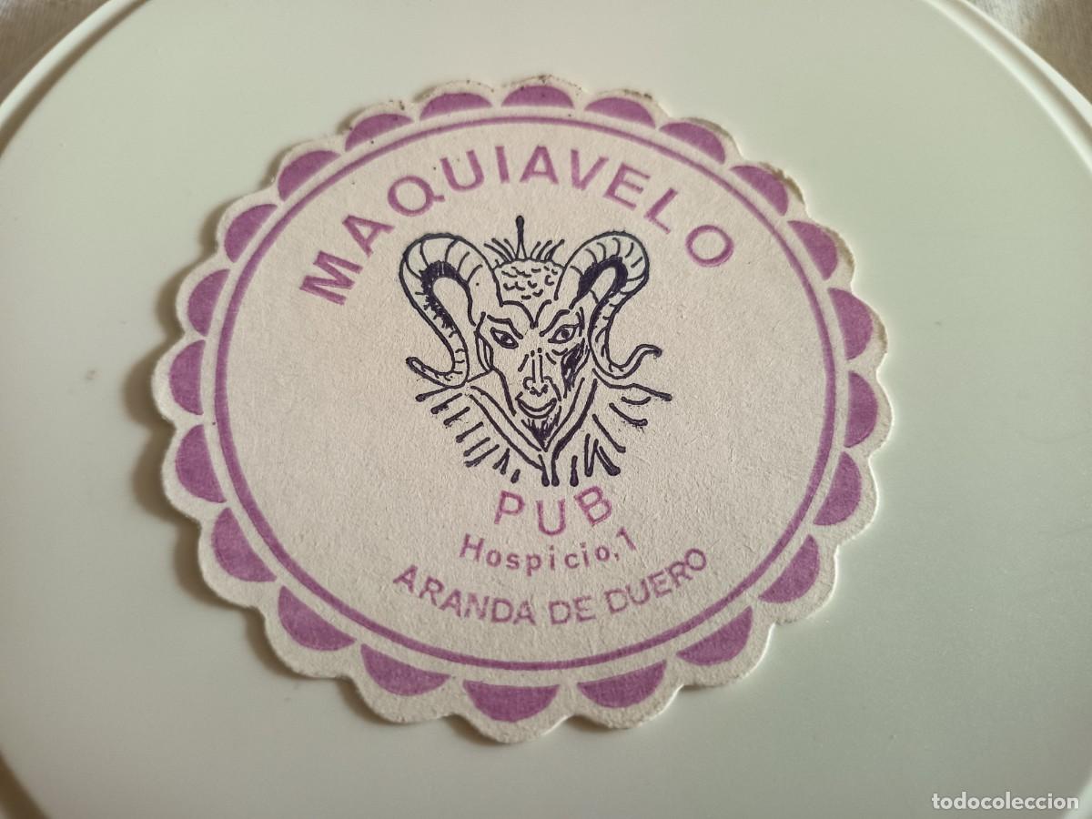 Sammelleidenschaft Andere Papierartikel: POSAVASOS PUB MAQUIAVELO-ARANDA DE DUERO-BURGOS