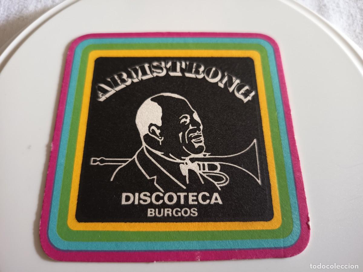 Otros art&iacute;culos de coleccionismo en papel: POSAVASOS DISCOTECA ARMSTRONG-BURGOS