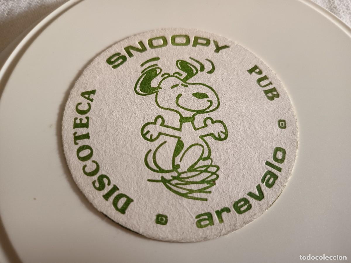 Otros art&iacute;culos de coleccionismo en papel: POSAVASOS PUB SNOOPY- AREVALO-SEGOVIA