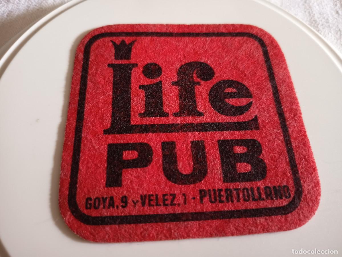 Otros art&iacute;culos de coleccionismo en papel: POSAVASOS PUB LIFE-PUERTOLLANO-CIUDAD REAL