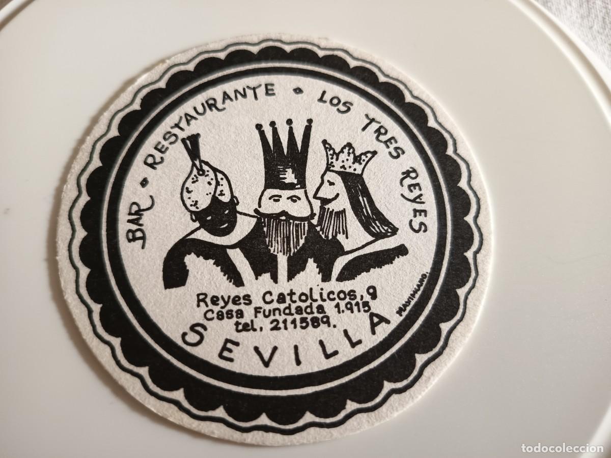 Otros art&iacute;culos de coleccionismo en papel: POSAVASOS RESTAURANTE LOS TRES REYES-SEVILLA