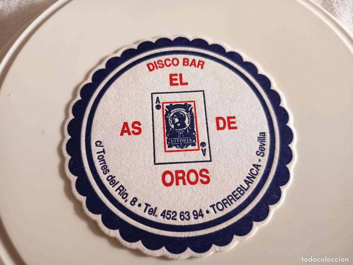 Otros art&iacute;culos de coleccionismo en papel: POSAVASOS DISCO BAR EL AS DE OROS-TORREBLANCA-SEVILLA