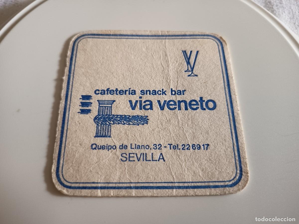 Otros art&iacute;culos de coleccionismo en papel: POSAVASOS CAFETERIA VIA VENETO-SEVILLA