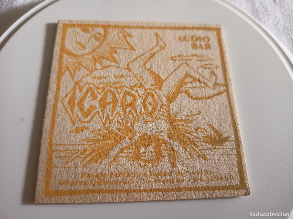 Otros art&iacute;culos de coleccionismo en papel: POSAVASOS AUDIO BAR ICARO -SEVILLA