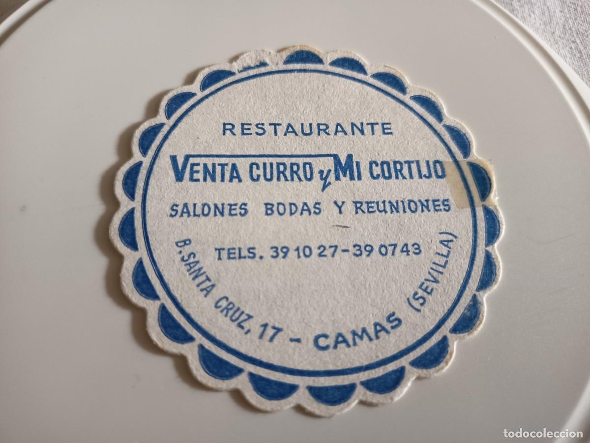 Otros art&iacute;culos de coleccionismo en papel: POSAVASOS VENTA CURRO Y MI CORTIJO-CAMAS -SEVILLA