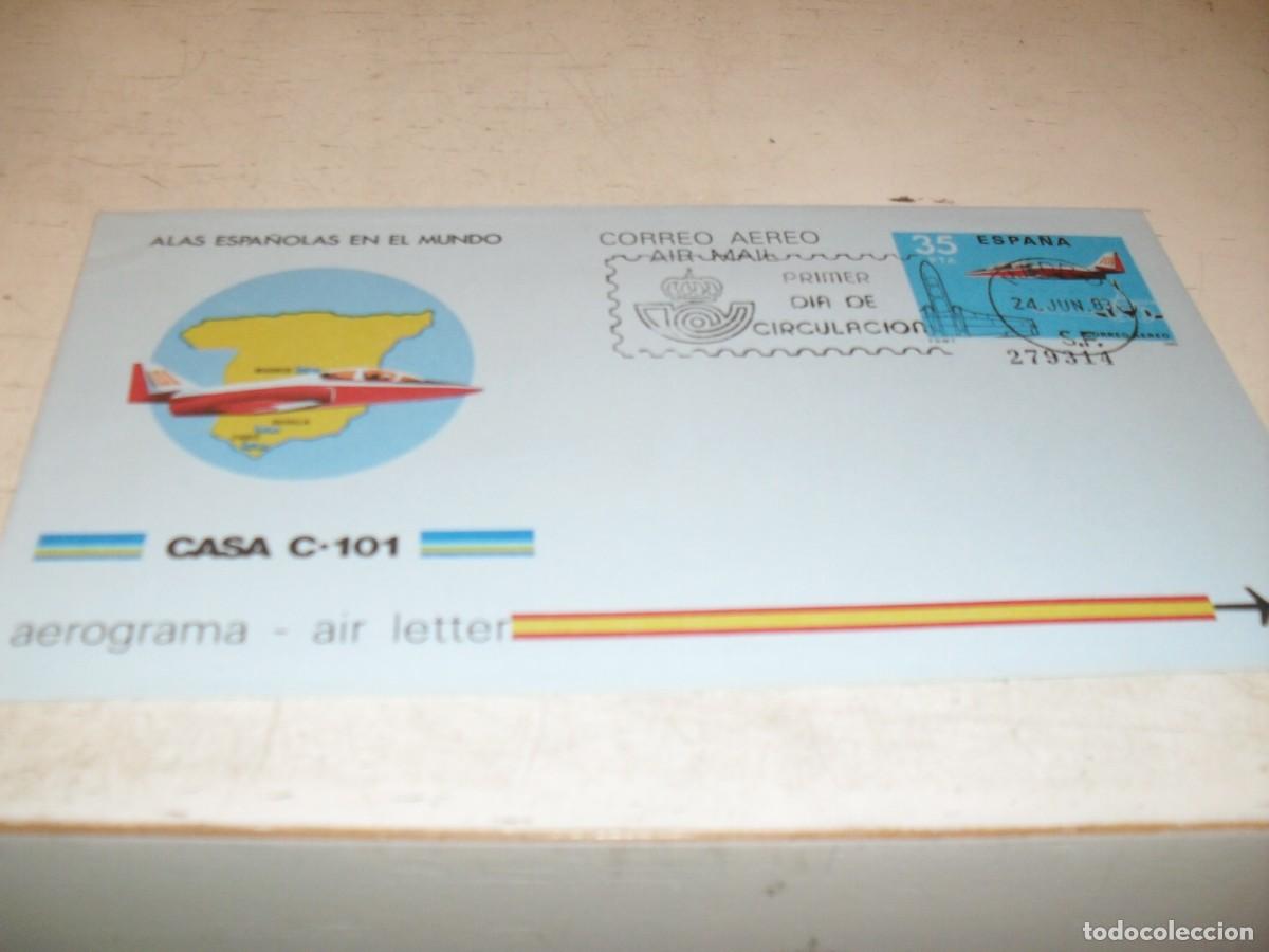 Otros art&iacute;culos de coleccionismo en papel: (REF.91)SOBRE CORREO AEREO ALAS ESPA&Ntilde;OLAS EN EL MUNDO,24 JUNIO 1983