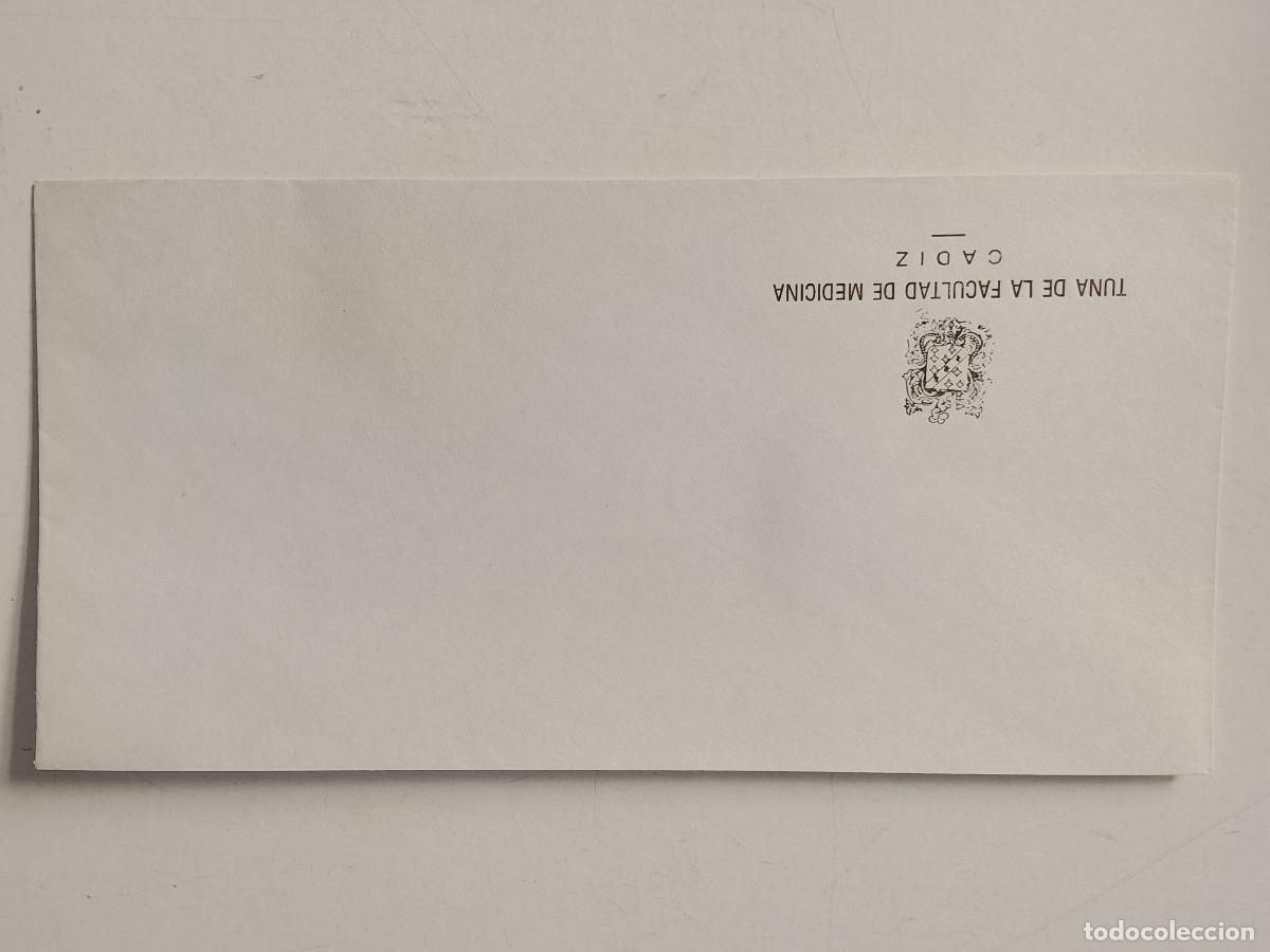 Otros art&iacute;culos de coleccionismo en papel: SOBRE SIN USAR TUNA ESTUDIANTINA FACULTAD DE MEDICINA DE CADIZ