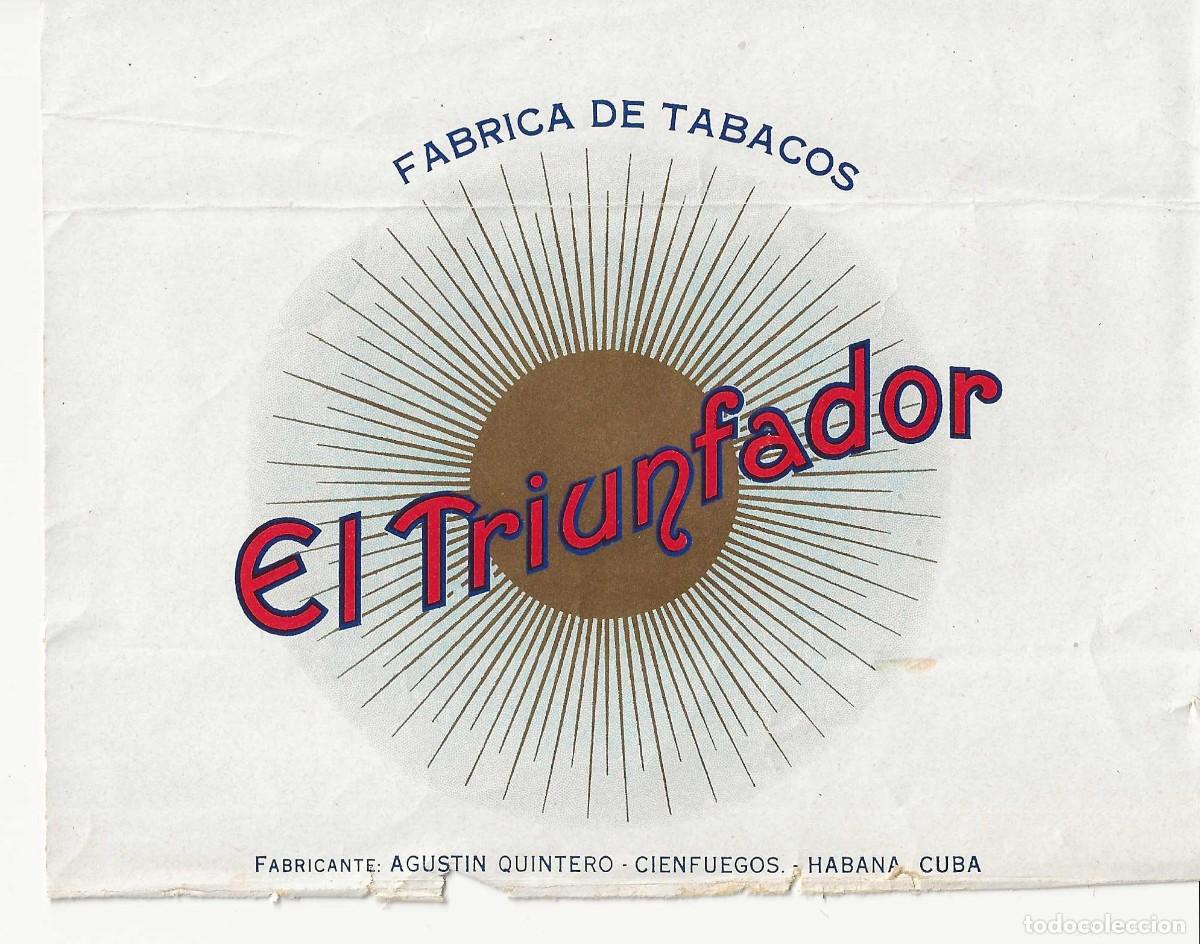 Otros art&iacute;culos de coleccionismo en papel: ANTIGUA HABILITACI&Oacute;N EL TRIUNFADOR &ndash; AGUST&Iacute;N QUINTERO &ndash; CIENFUEGOS HABANA CUBA