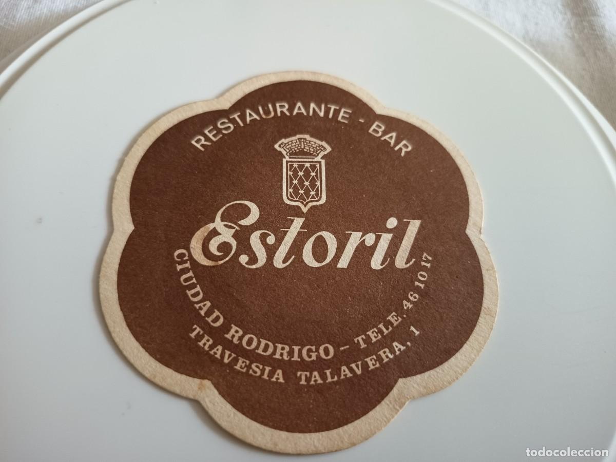 Otros art&iacute;culos de coleccionismo en papel: POSAVASOS BAR RESTAURANTE ESTORIL-CIUDAD RODRIGO-SALAMANCA