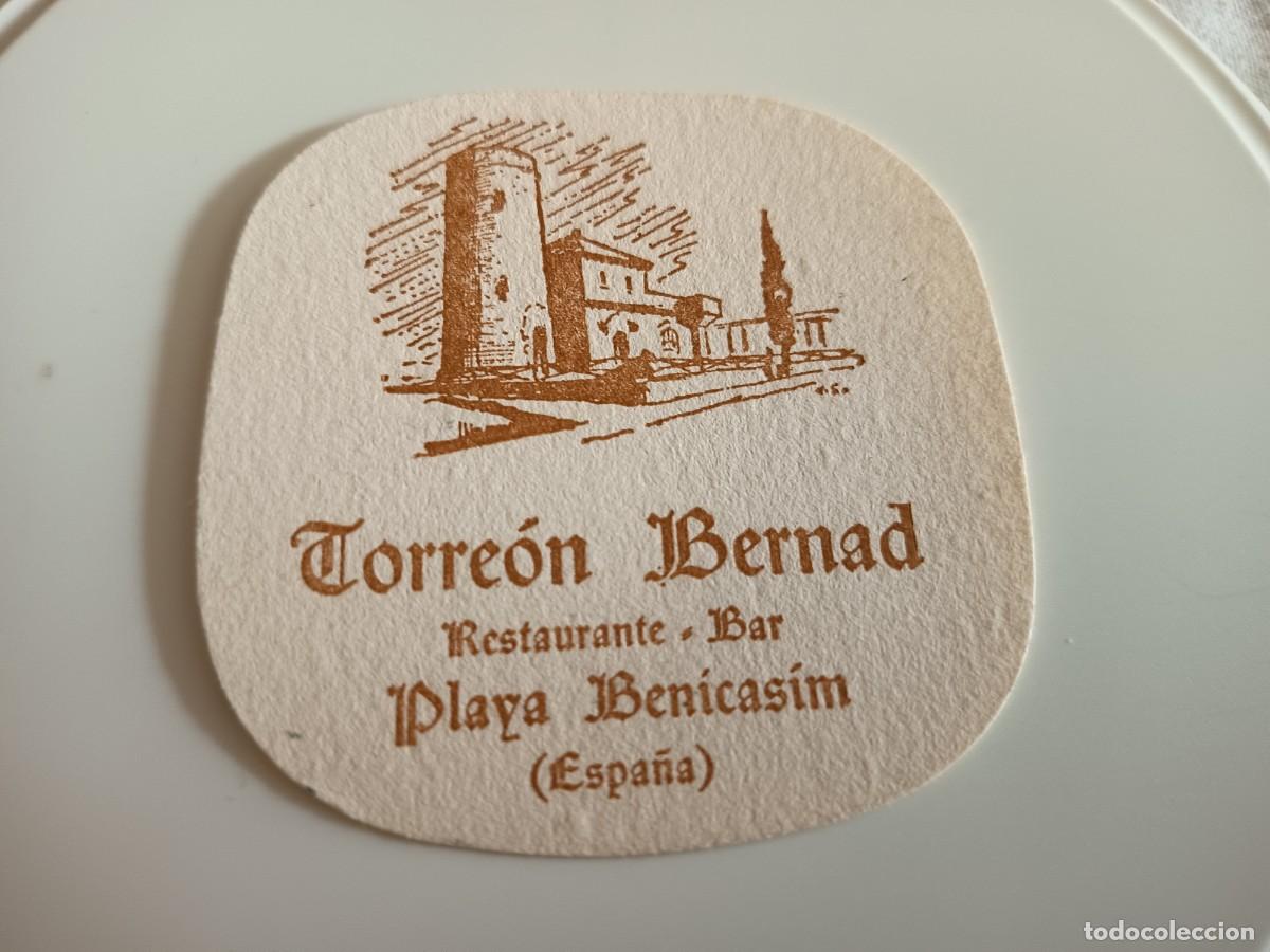 Otros art&iacute;culos de coleccionismo en papel: POSAVASOS RESTAURANTE TORREON BERNAD-BENICASIM-CASTELLON