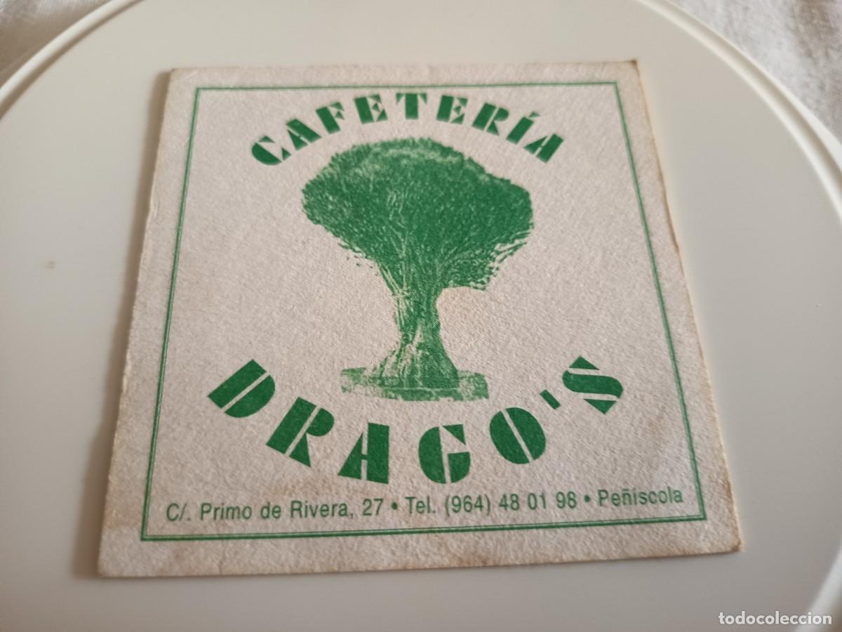 Otros art&iacute;culos de coleccionismo en papel: POSAVASOS CAFETERIA DRAGO'S-PE&Ntilde;ISCOLA-CASTELLON