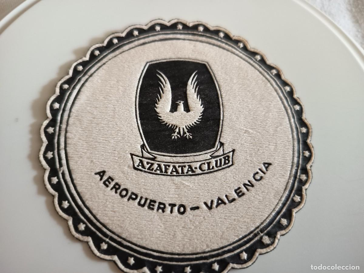 Otros art&iacute;culos de coleccionismo en papel: POSAVASOS AZAFATA CLUB AEROPUERTO-VALENCIA