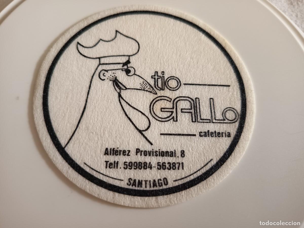 Otros art&iacute;culos de coleccionismo en papel: POSAVASOS CAFETERIA TIO GALLO-SANTIAGO DE COMPOSTELA-CORU&Ntilde;A