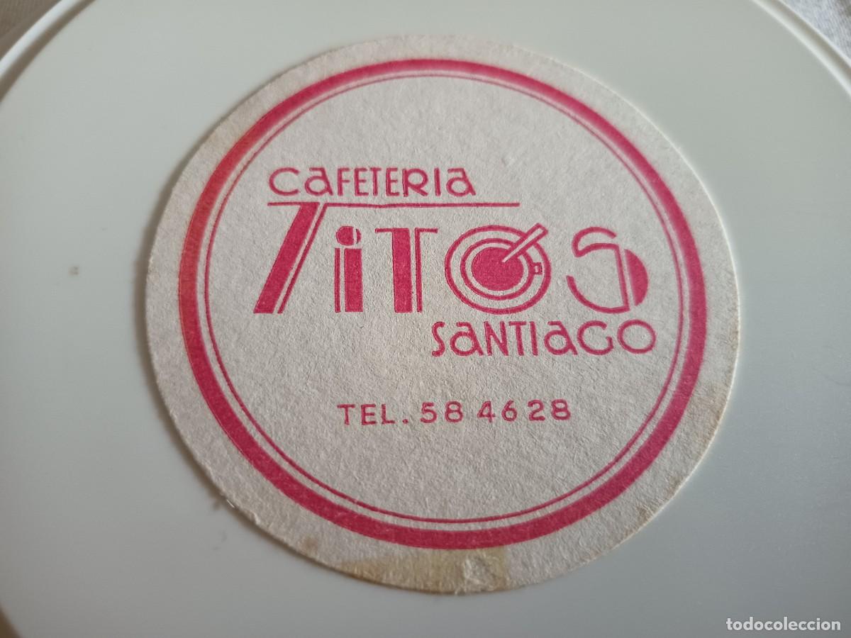 Otros art&iacute;culos de coleccionismo en papel: POSAVASOS CAFETERIA TITO'S-SANTIAGO DE COMPOSTELA-CORU&Ntilde;A