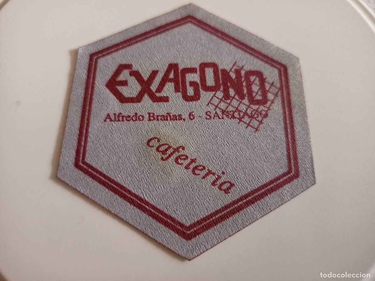 Otros art&iacute;culos de coleccionismo en papel: POSAVASOS CAFETERIA EXAGONO-SANTIAGO DE COMPOSTELA-CORU&Ntilde;A