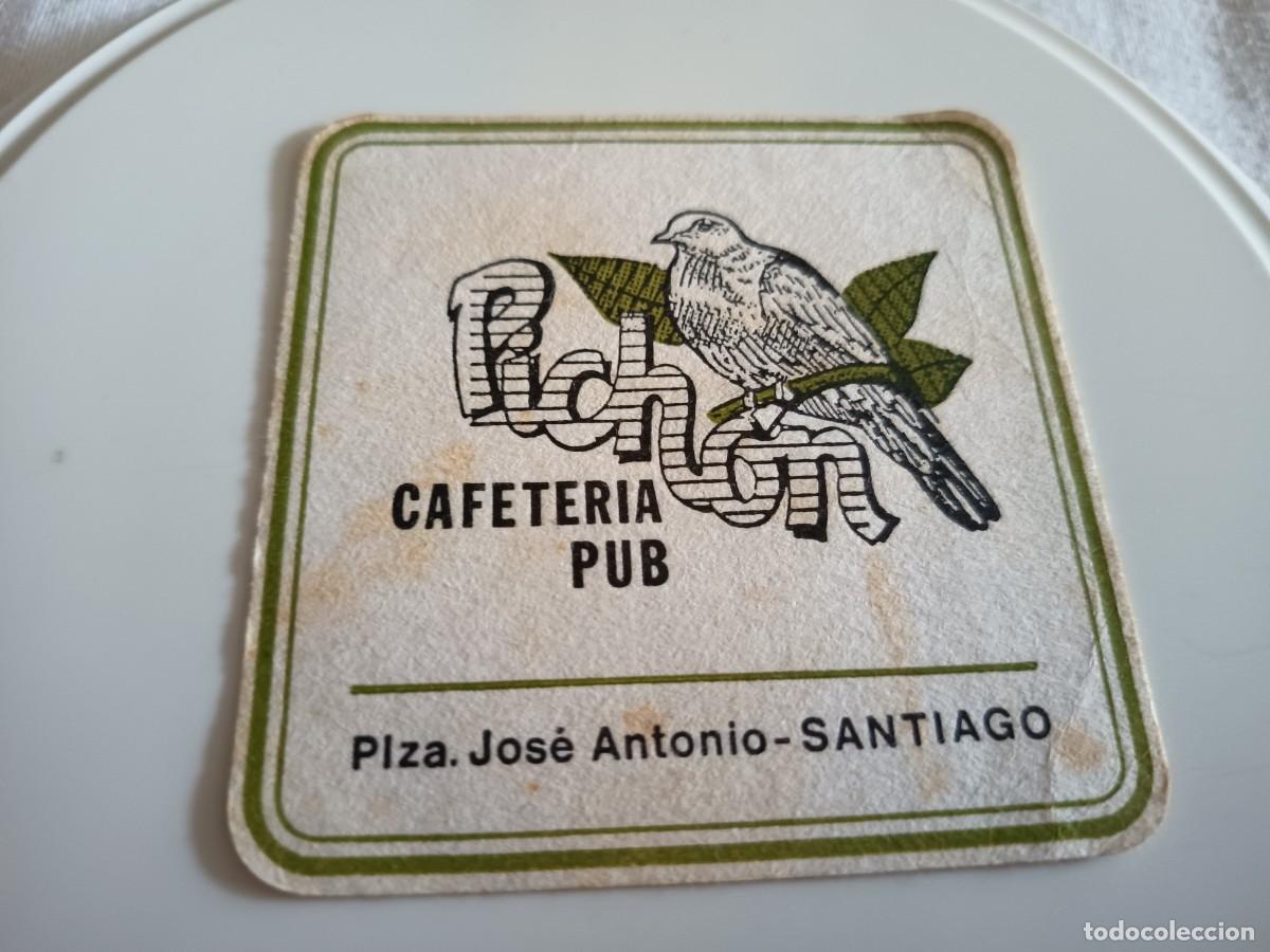 Otros art&iacute;culos de coleccionismo en papel: POSAVASOS CAFETERIA PICHON-SANTIAGO DE COMPOSTELA-CORU&Ntilde;A