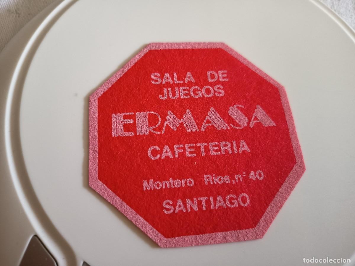 Otros art&iacute;culos de coleccionismo en papel: POSAVASOS SALA DE JUEGOS ERMASA-SANTIAGO DE COMPOSTELA-CORU&Ntilde;A