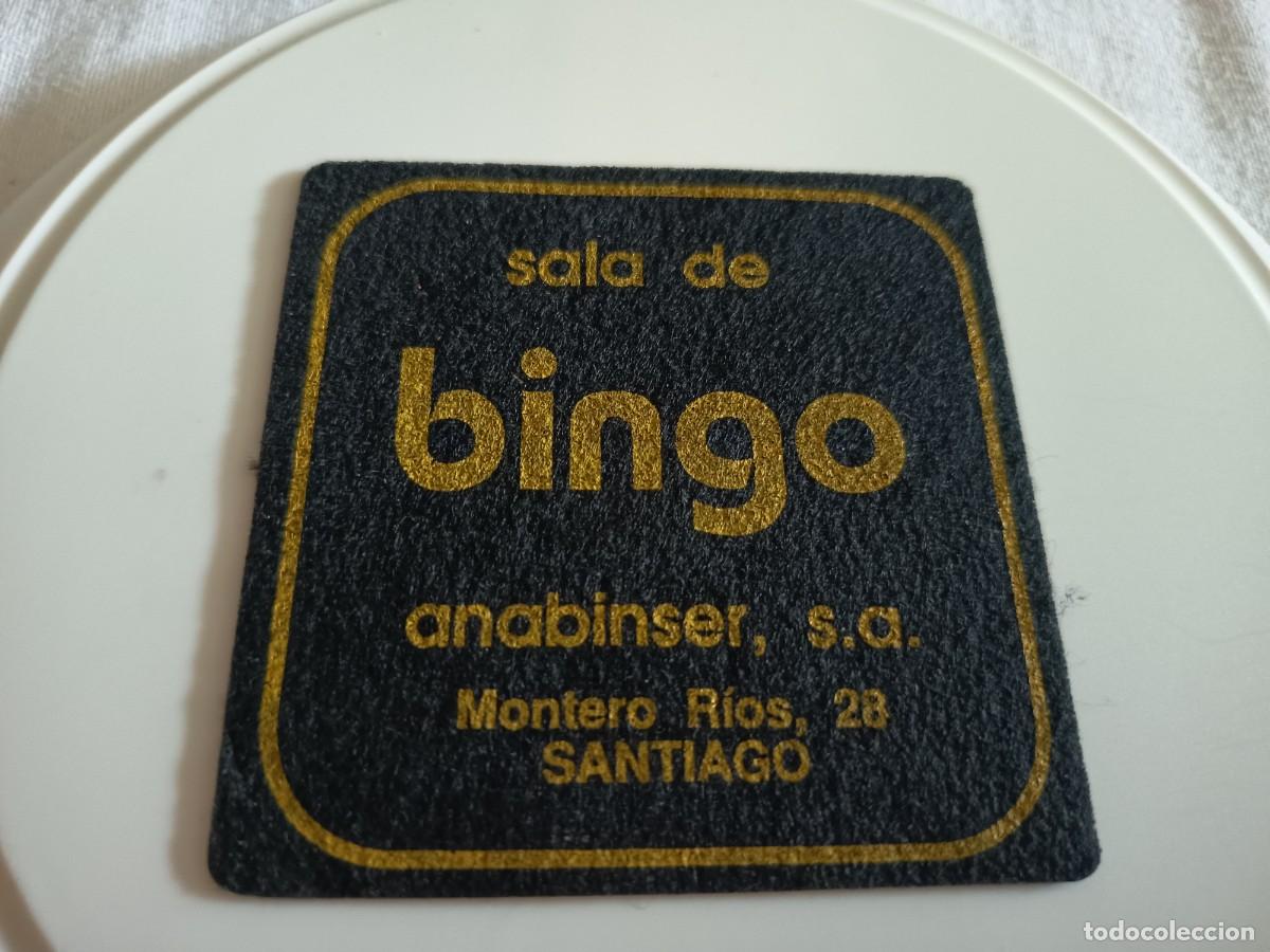 Otros art&iacute;culos de coleccionismo en papel: POSAVASOS BINGO ANABINSER-SANTIAGO DE COMPOSTELA-CORU&Ntilde;A