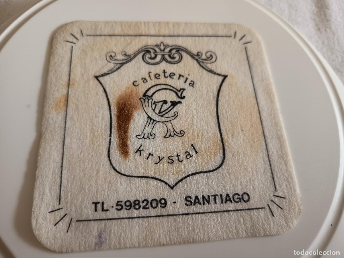 Otros art&iacute;culos de coleccionismo en papel: POSAVASOS CAFETERIA KRYSTAL-SANTIAGO DE COMPOSTELA-CORU&Ntilde;A