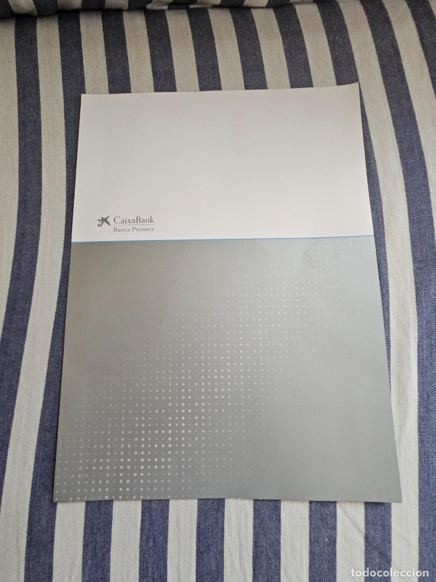 Otros art&iacute;culos de coleccionismo en papel: Carpeta Folleto Vac&iacute;a Informativa CaixaBank Banca Premier.