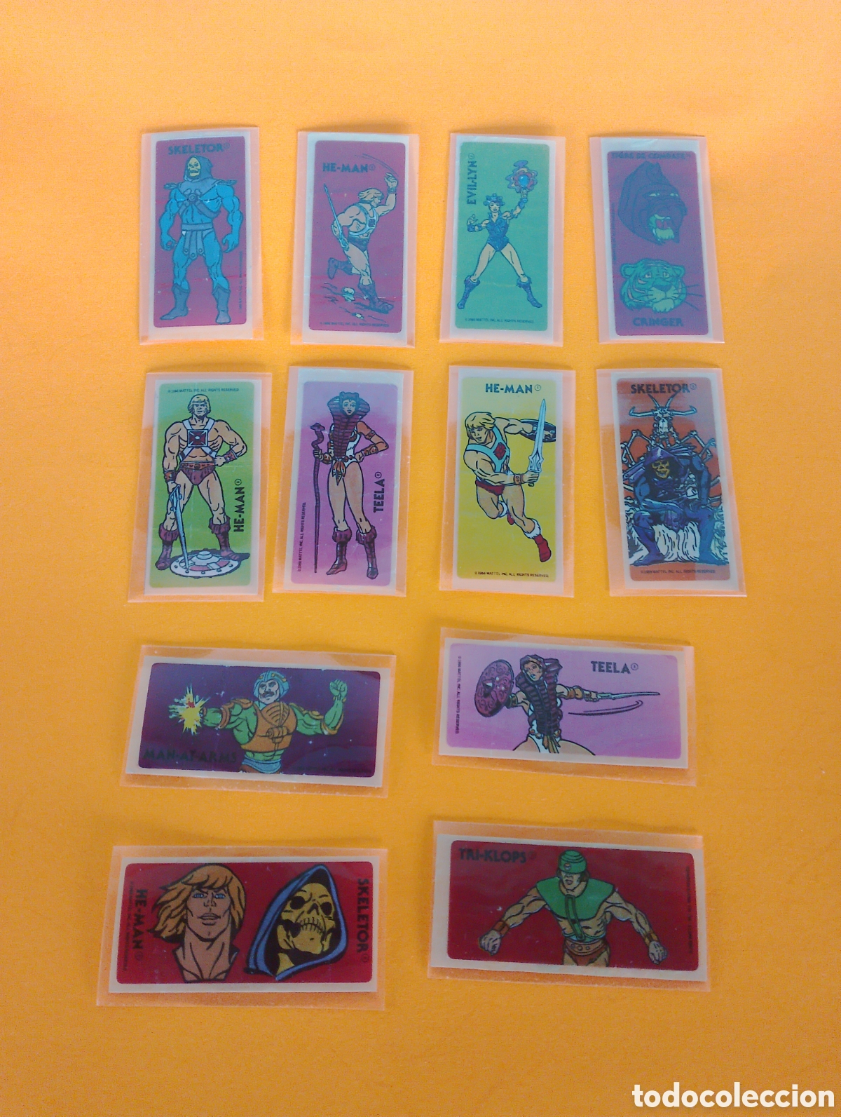 Otros art&iacute;culos de coleccionismo en papel: Cromos chicle He-Man