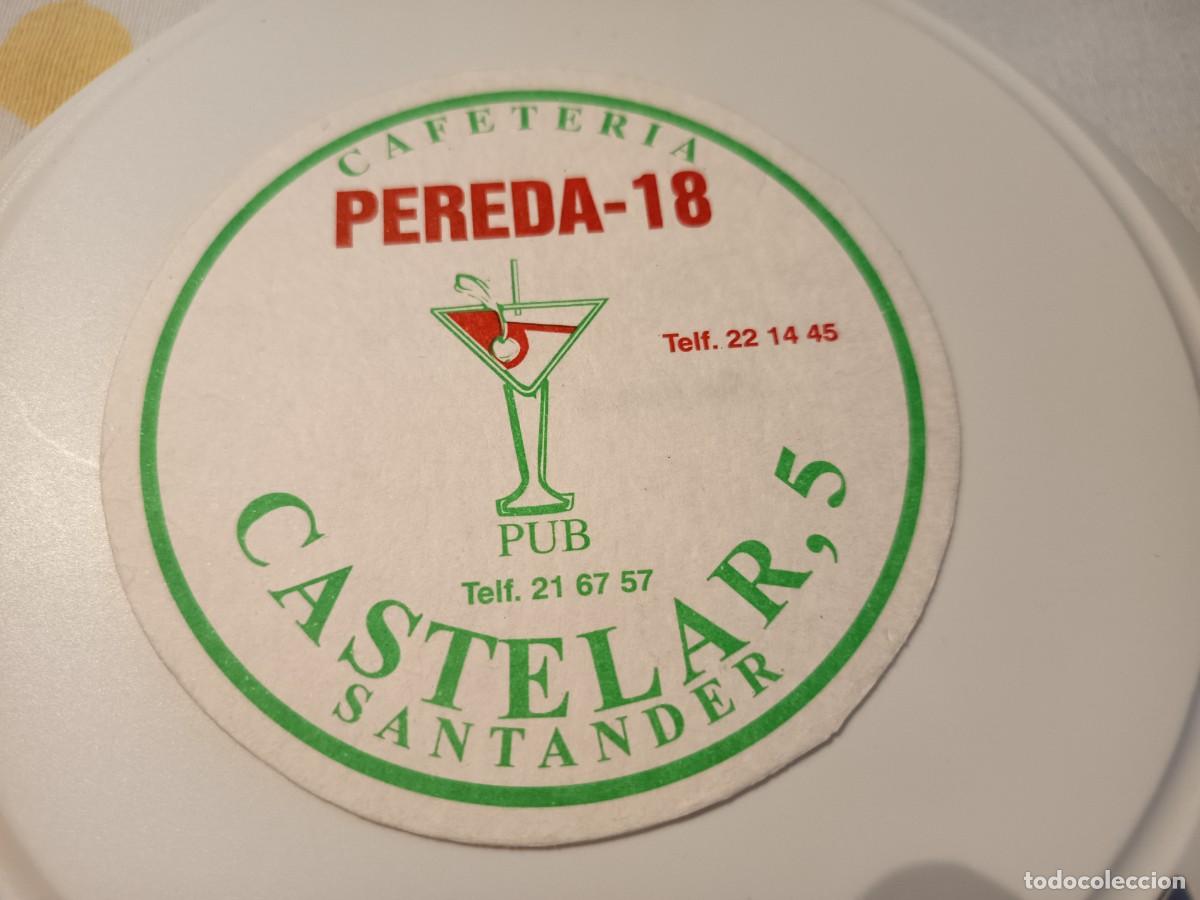 Otros art&iacute;culos de coleccionismo en papel: POSAVASOS CAFETERIA PEREDA 18-SANTANDER&ndash;CANTABRIA
