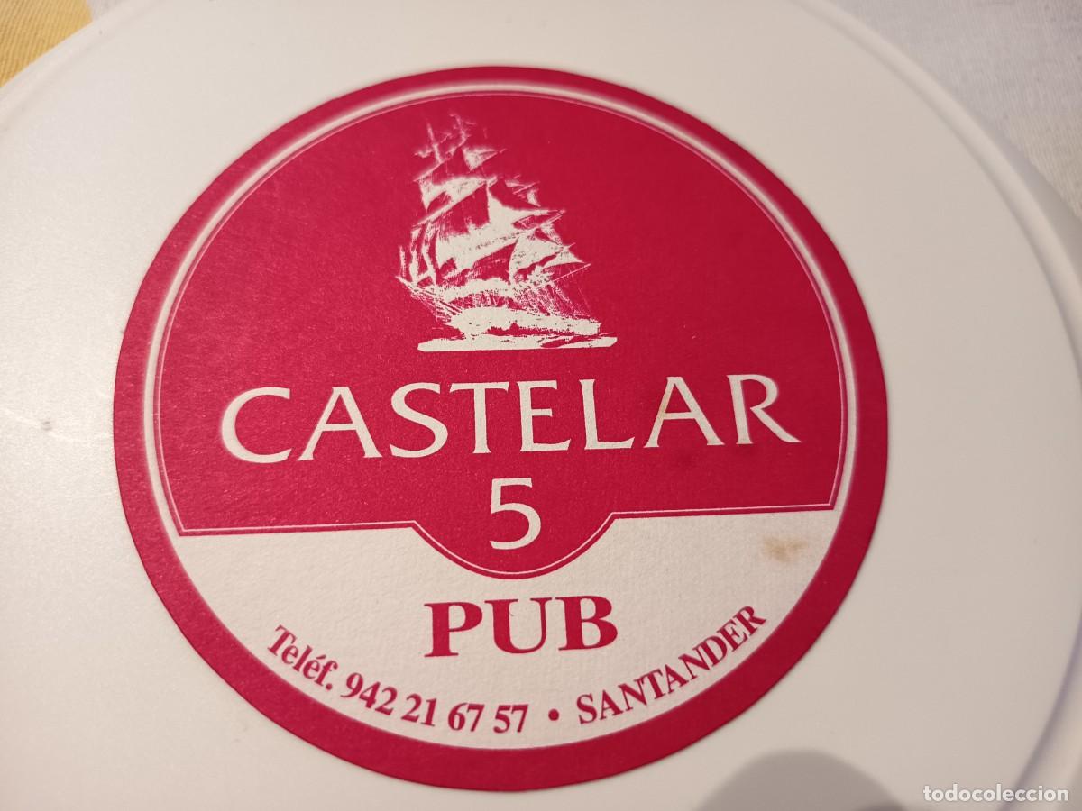 Otros art&iacute;culos de coleccionismo en papel: POSAVASOS PUB CASTELAR 5-SANTANDER&ndash;CANTABRIA