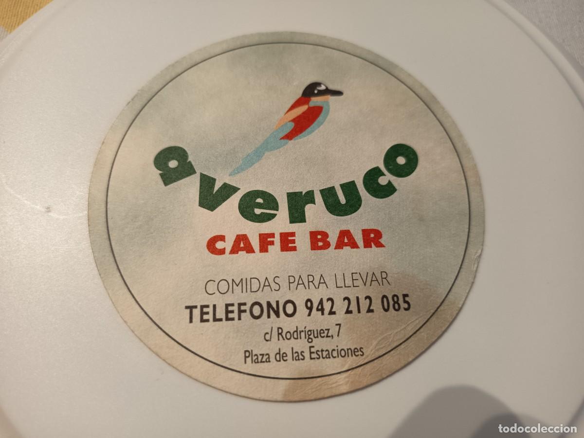 Altri oggetti di carta: POSAVASOS CAFE BAR AVERUCO-SANTANDER&ndash;CANTABRIA