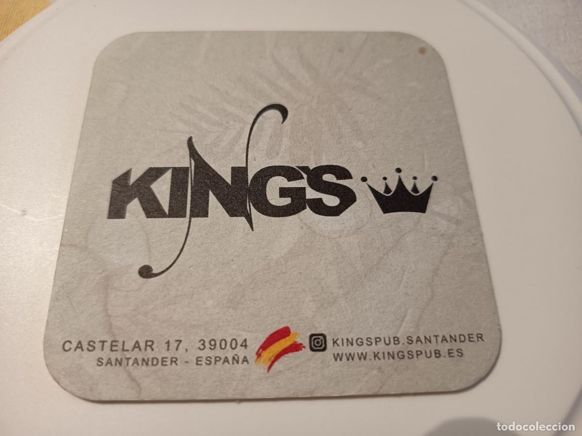 Otros art&iacute;culos de coleccionismo en papel: POSAVASOS PUB KING'S-SANTANDER&ndash;CANTABRIA