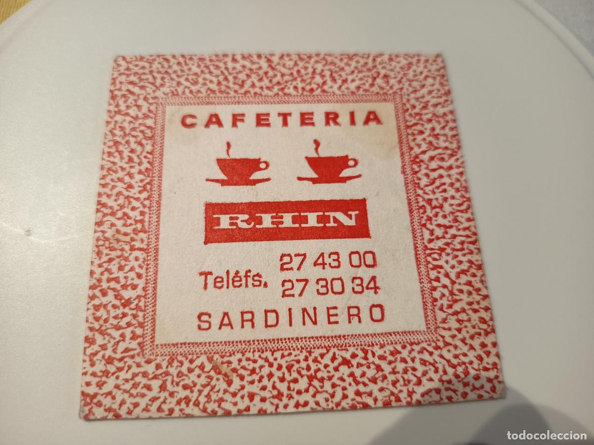 Otros art&iacute;culos de coleccionismo en papel: POSAVASOS CAFETERIA RHIN-EL SARDINERO&ndash;CANTABRIA