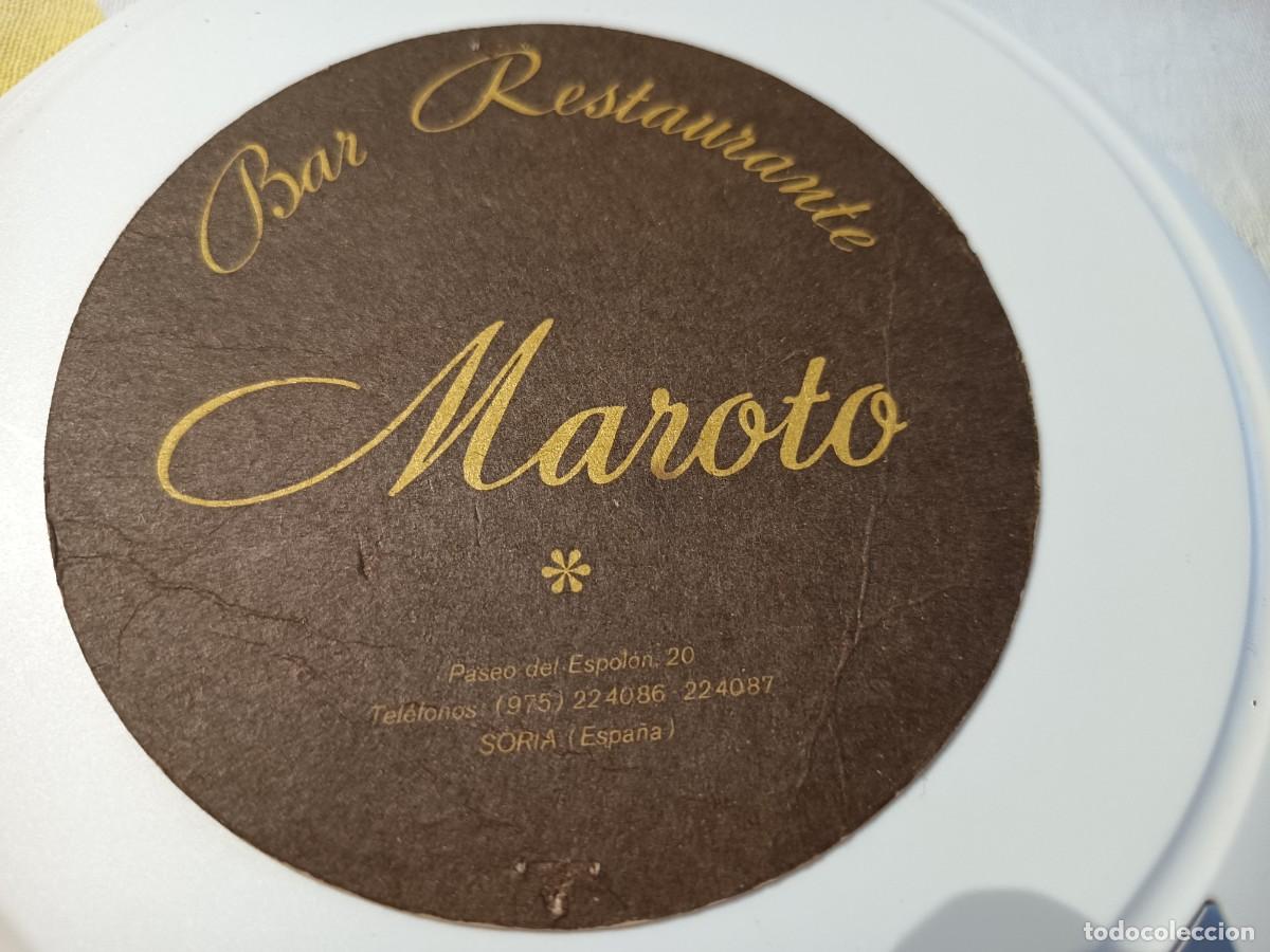 Otros art&iacute;culos de coleccionismo en papel: POSAVASOS BAR RESTAURANTE MAROTO-SORIA