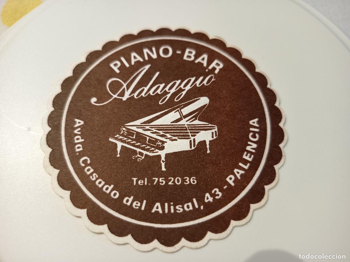 Otros art&iacute;culos de coleccionismo en papel: POSAVASOS PIANO BAR ADAGGIO-PALENCIA