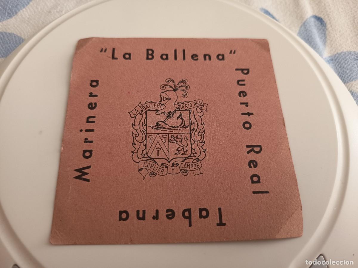 Otros art&iacute;culos de coleccionismo en papel: POSAVASOS TABERNA MARINERA LA BALLENA-PUERTO REAL-CADIZ