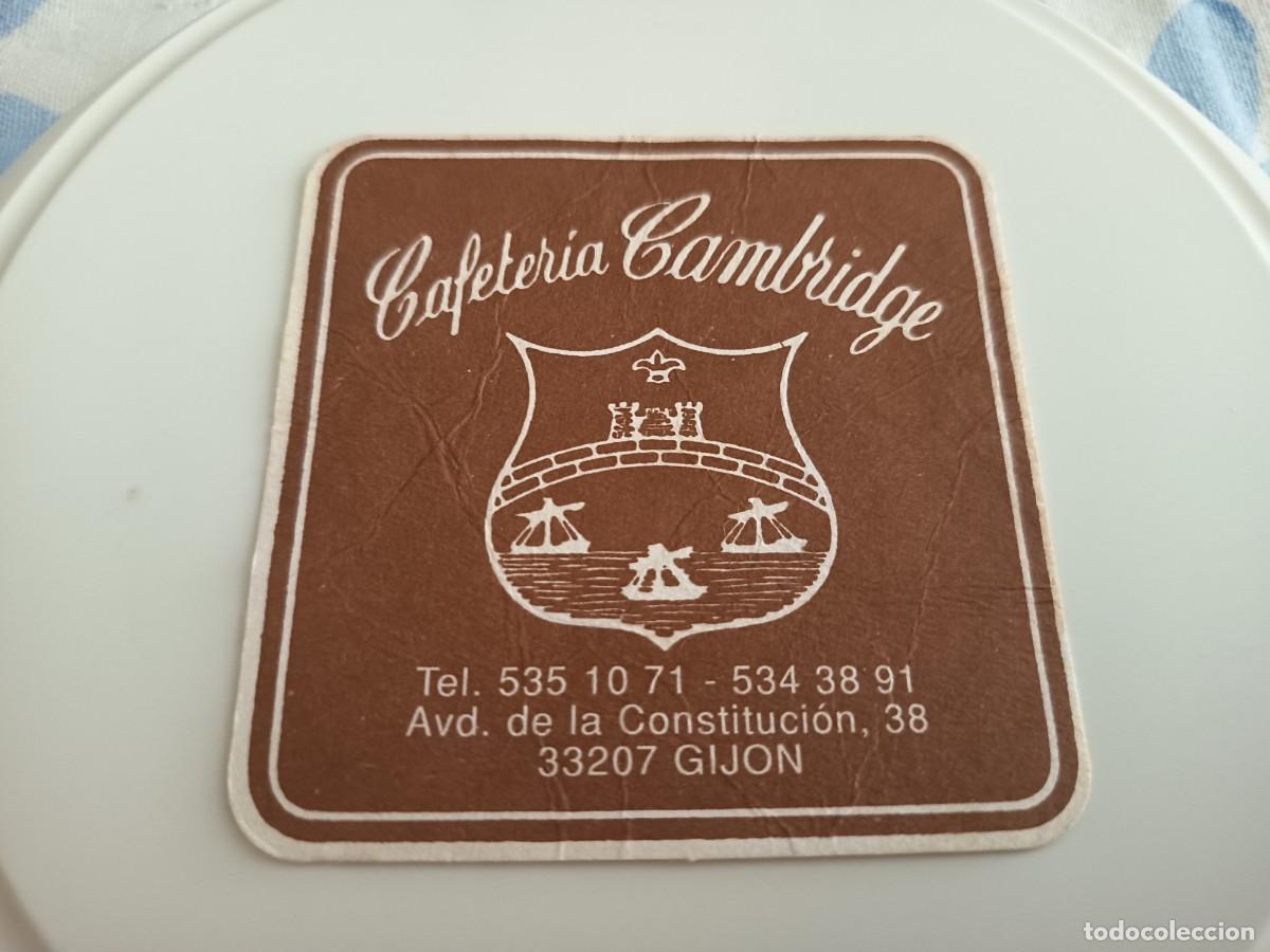 Otros art&iacute;culos de coleccionismo en papel: POSAVASOS CAFETERIA CAMBRIDGE-GIJON-ASTURIAS