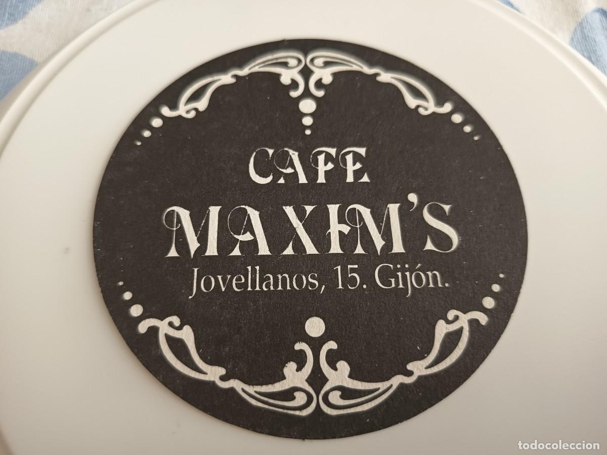 Otros art&iacute;culos de coleccionismo en papel: POSAVASOS CAFETERIA MAXIM'S-GIJON-ASTURIAS