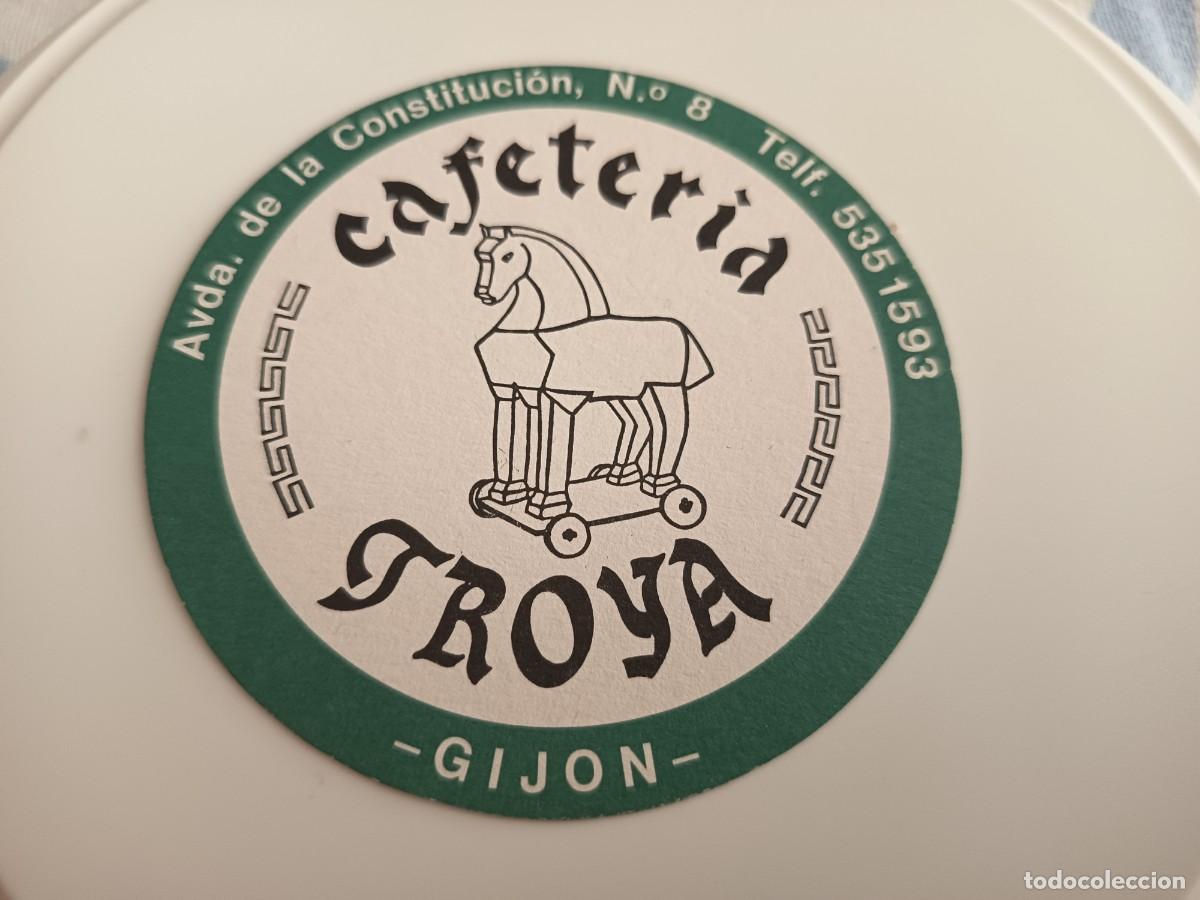 Otros art&iacute;culos de coleccionismo en papel: POSAVASOS CAFETERIA TROYA-GIJON-ASTURIAS