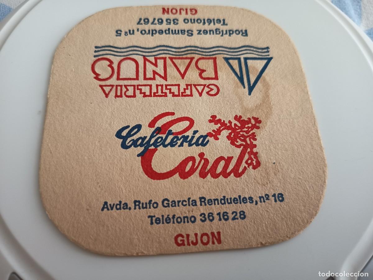 Otros art&iacute;culos de coleccionismo en papel: POSAVASOS CAFETERIA CORAL,BANUS-GIJON-ASTURIAS