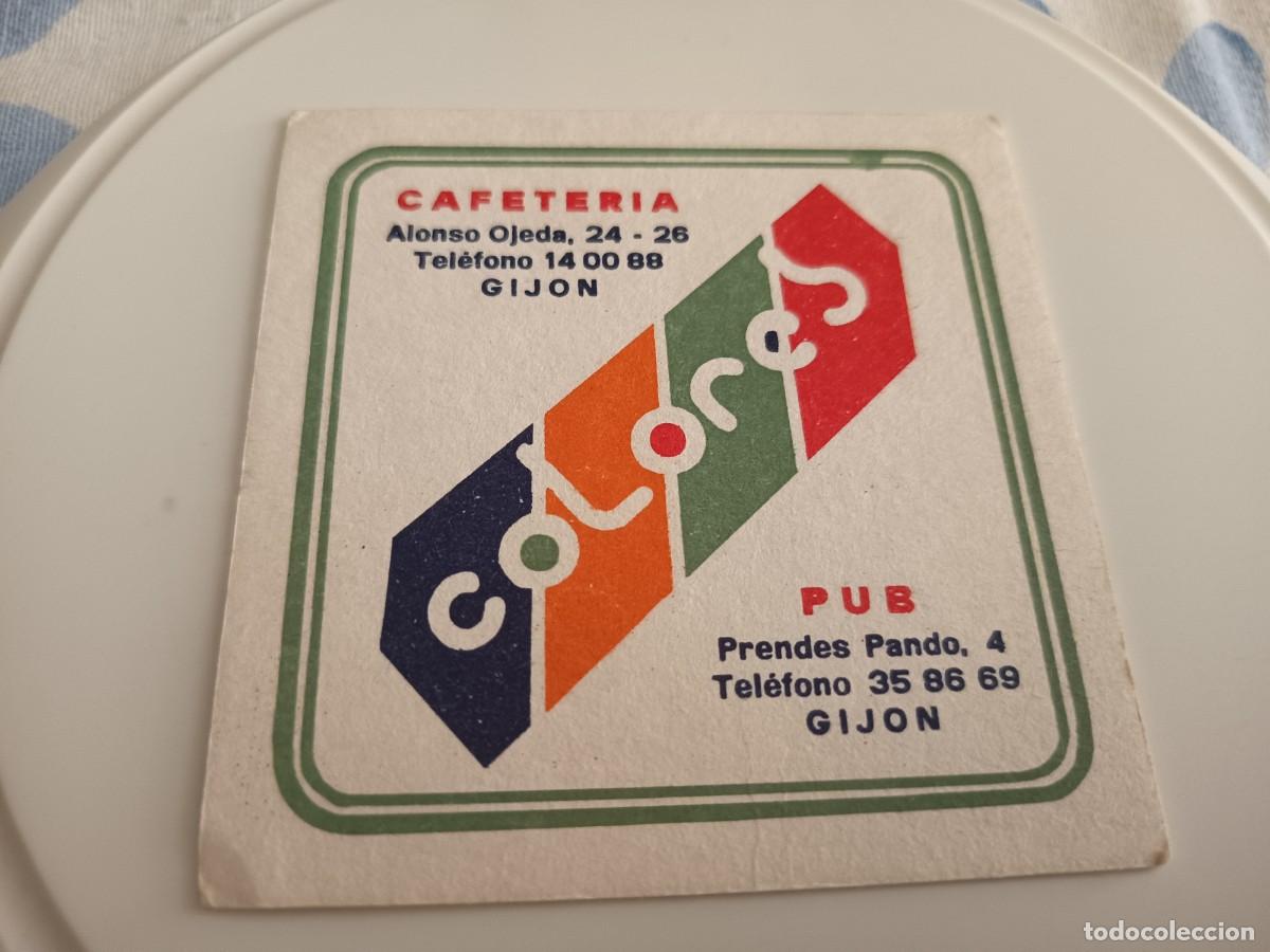 Otros art&iacute;culos de coleccionismo en papel: POSAVASOS PUB COLORES-GIJON-ASTURIAS