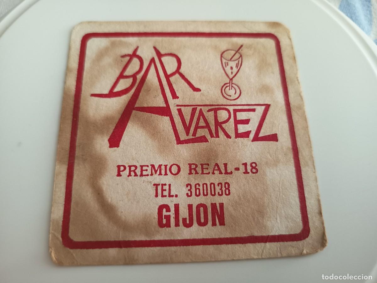 Otros art&iacute;culos de coleccionismo en papel: POSAVASOS BAR ALVAREZ-GIJON-ASTURIAS