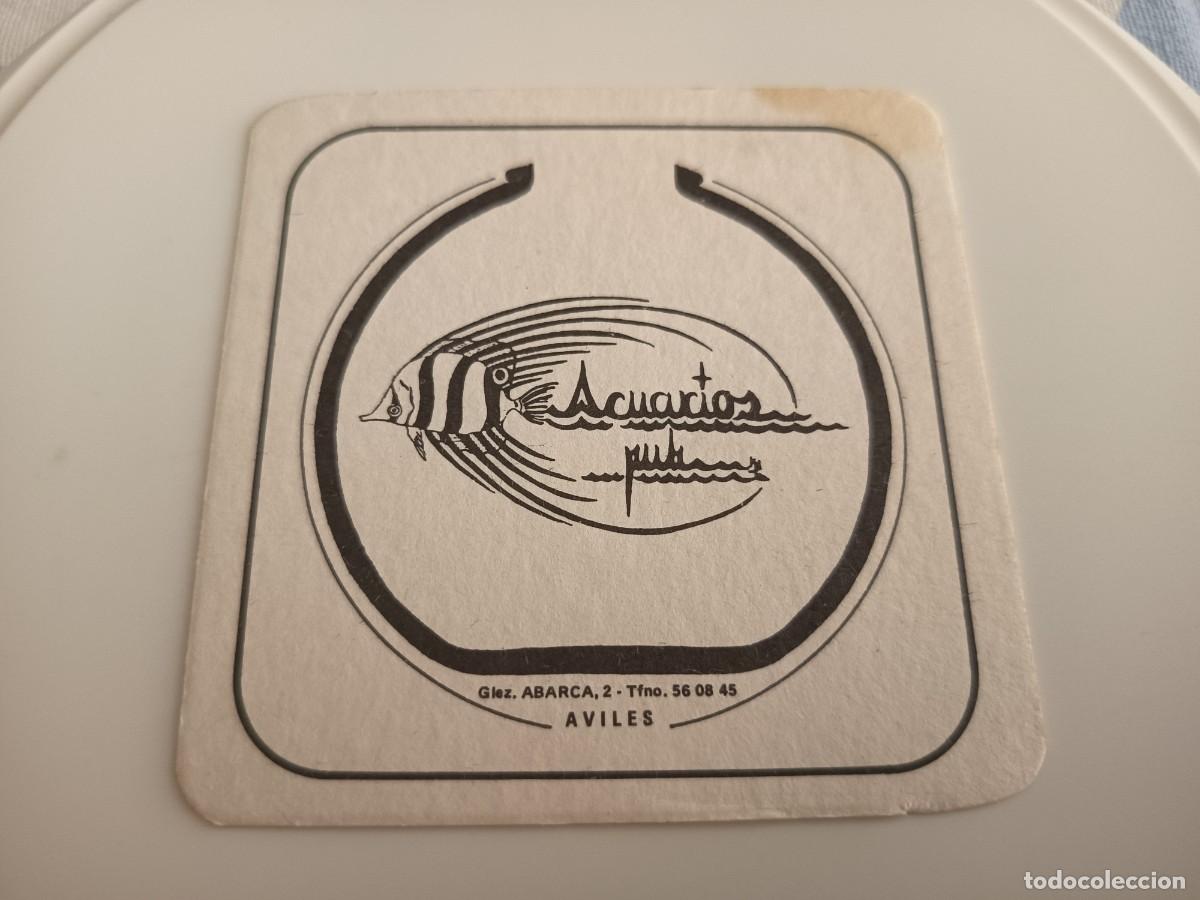 Otros art&iacute;culos de coleccionismo en papel: POSAVASOS CAFETERIA ACUARIOS-AVILES-ASTURIAS