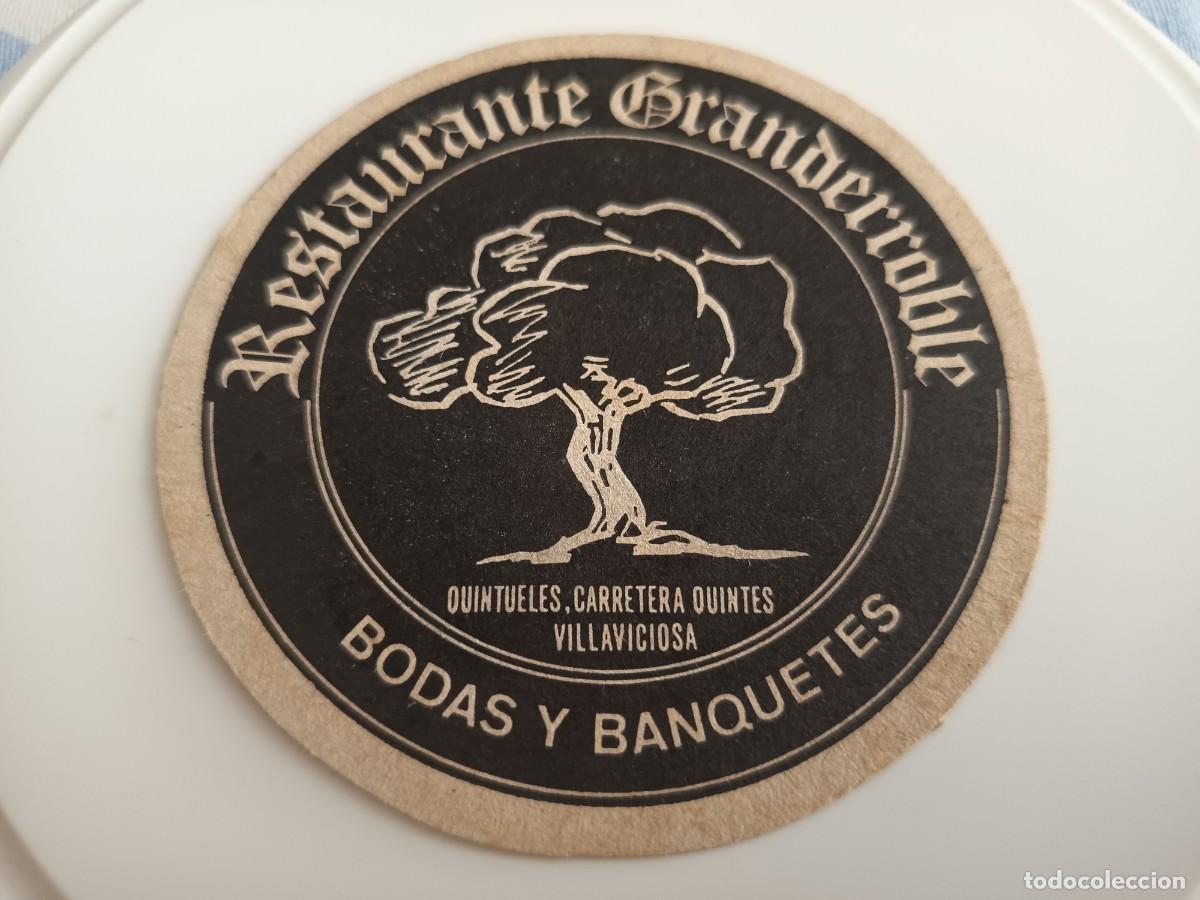Otros art&iacute;culos de coleccionismo en papel: POSAVASOS RESTAURANTE GRANDERROBLE-VILLAVICIOSA-ASTURIAS
